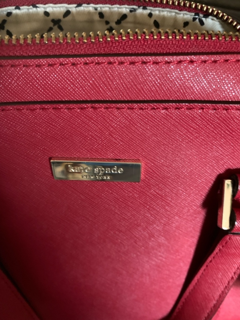 Kate Spade WKRU3367 Newberry Lane Felix Geranium Leather
Crossbody/Tote Bag - Picture 7 of 8